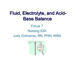 Fluid Electrolytes Acid Base Balance