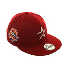Exclusive New Era 59fifty Houston Astros 45th Anniversary Patch Hat Sedona Red 39 99 New Era 59fifty Sedona Red Houston Astros