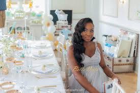 Esther Junaid Welcomes 3rd Child With A Grand Baby Shower