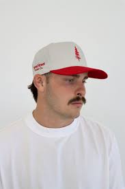 The Hudson Hat: Cherry Street Red/White