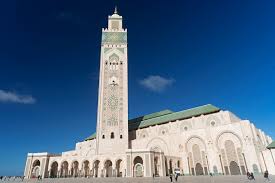 Das minarett ist 200 meter hoch. Casablanca Moschee Hassan Ii Foto Bild Moschee Afrika Marokko Bilder Auf Fotocommunity