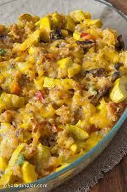 Best of all, you can easily make this meal by using up leftover cornbread from your holiday meals. Spicy Yellow Squash Dressing A Leftover Cornbread Recipe