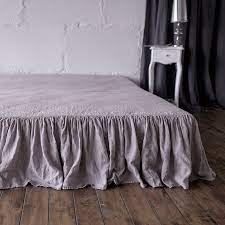 bedspread with ruffle bed cover linen coverlet linen etsy bed covers beige bed linen bed spreads