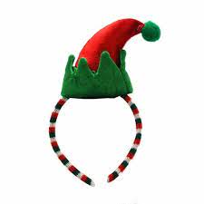 Dress Up As Santa S Little Helper With This Fun Elf Headband The Headband Is Well Made And Fits Most Pretty Hats Christmas Party Supplies Christmas Headband