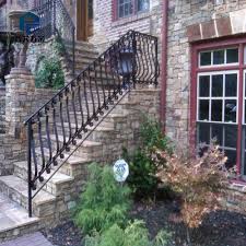 It also coordinates well with the other exterior elements of the house. Outdoor Wrought Iron Stair Railing For Steps Buy Wrought Iron Stair Railing Wrought Iron Railing Railing For Steps Product On Alibaba Com