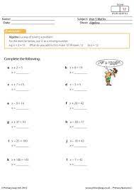 Free algebra 2 worksheets created with infinite algebra 2. Primaryleap Co Uk Introducing Algebra Worksheet Algebra Worksheets Basic Algebra Algebra