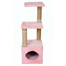 miss cift katli yuvali kedi tirmalama ve oyun evi 120 cm