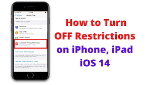 Your restrictions are now active. How To Enable Disable Restrictions On Ios 14 Youtube