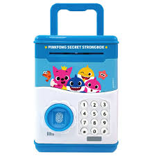 Automatic piggy bank atm password money box cash coins saving electric deposit. Pinkfong Baby Shark Kids Moneybox Automatic Piggy Banks Christmas Gift Kid Gifts Kids Gift Shopee Singapore