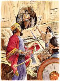 David Spares Saul's Life in the Cave