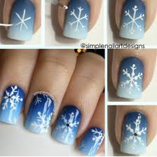 35 Beautiful Winter Nail Designs Shrinking The Season To Your Fingertips Check them out and get some ideas to have your snowflake nails.