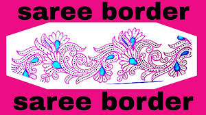 Simple Embroidery Art Draw Saree Border Designs Pencil Sketch With Colour Youtube Colors are global for easy.