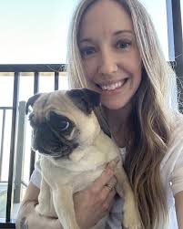 This is Leia Bacon, 2 1/2 yrs old, silver Pug, sitting with her grandpa.  Leia is the toddler daughter of Scott and Jaunae Bacon, sister to Phoenix  and Rome Bacon. Leia knows