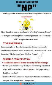Np Meaning What Does Np Mean And Stand For 7esl Meant To Be Learn English Alternative Meaning