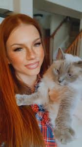 Ginger Era? Yay or nay?🔥 I don't think the cat approves 😹 lol #ginger  #gingerfilter #redhead