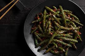 From green bean tempura with curry mayonnaise. Chili Garlic Green Beans Market Sides P F Chang S