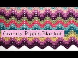 Need A Baby Blanket Asap Try The Granny Ripple Crafty House Crochet Ripple Crochet Ripple Blanket Crochet For Beginners Blanket