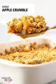 Simple Apple Crumble Recipe Classic Dessert Recipe Apple Crumble Easy Apple Crumble