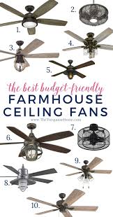 Ceiling fans for the kitchen. Farmhouse Ceiling Fans We Love The Turquoise Home