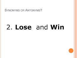 Synonyms And Antonyms Ppt Download