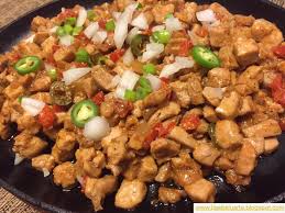 Tuna Sisig Is The Fish Version Of Pork Sisig Served In A Sizzling Plate It Is Made From Fresh Chopped Tuna Garlic Onion Bell Sisig Recipe Fresh Tuna Sisig