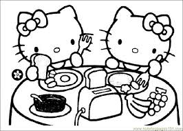 Welcome to the hello kitty coloring pages page! Free Printable Hello Kitty Coloring Pages Coloring Home