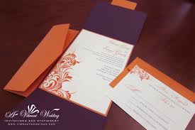 Orange Designs A Vibrant Wedding Web Blog Page 2 Orange Wedding Invitations Coral Wedding Invitations Purple Wedding Invitations