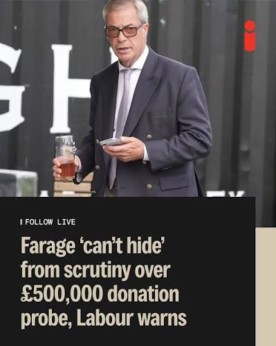 Labour has accused Reform UK of taking the British public “for fools”,  saying leader Nigel Farage is trying to use his by-election campaign as a  “distraction” from scrutiny into his and the