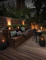 33 Fabelhafte Ideen Fur Die Aussenbeleuchtung Um Ihren Wohnraum Im Freien Zu Beleben Pin Blog Outdoor Deck Lighting Terrace Garden Design Patio Design