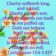 1 Corinthians 13 4 5 Kjv Bible Verse Pictures Faith Verses Healing Words