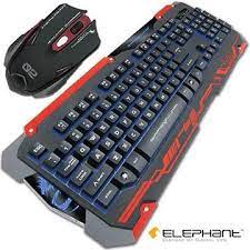elephant 龍戰系列龍鱗半機械式電競鍵盤滑鼠組 gaming accessories electronic products accessories
