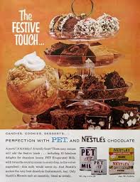 1961 Nestle S Chocolate Ad Pet Evaporated Milk Ad Etsy In 2020 Nestle Chocolate Tea Time Snacks Delicious Desserts