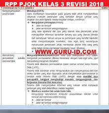 Apa yang dilakukan kelas 3 kurikulum 2013 revisi 2018? Rpp Pjok Sd K13 Kelas 3 Revisi 2018 Doc Info Pendidikan Terbaru