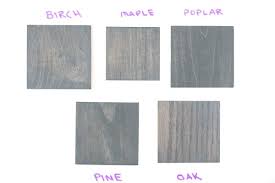 The alaska birch paired with the purebond birch plywood was so beautiful, we just could not cover it so i teamed up with the folks over at minwax to show you how to achieve a beautiful stained finish. 6 Grey Wood Stain Colors On 5 Different Wood Species