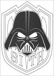 coloring page star wars dark vador dessin coloriage dessins de citrouille