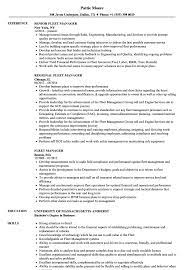 The automotive sales manager responsibilities are about making sales of the car or other such commercial vehicles. Fleet Manager Resume Samples Velvet Jobs