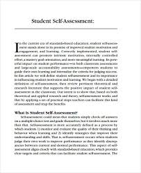 33+ Self Assessment Examples & Samples - PDF