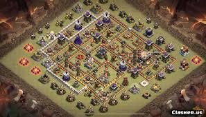 Th9 war base triton's features 5 viable locations for double giant bomb. Copy Base Town Hall 11 Th11 War Trophy Base 889 With Link 9 2020 War Base Clash Of Clans Clasher Us