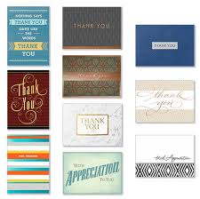Thank you cards if the list of thank you ecards below is somewhat daunting, that's because online thank you cards are, for obvious reasons, one of our most popular types of card, so we've included thank you as an optional caption on a large number of cards. 50 Assorted Thank You Cards Hallmark Business Connections