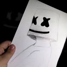 Sketchmas Day 5 Still Way Behind On The Days Did A Sketch Of Marshmello One Of My Favorite Dj Marshmello Dj Sketchm Drawing S Art My Favorite Things