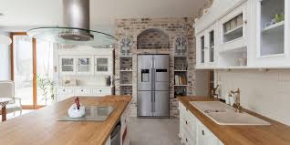 It's a view of the underside of the countertop, so you can see that the trim does overhang the my husband has built wooden boats and he's used those products. Butcher Block Wood Countertop Pros And Cons Dumpsters Com