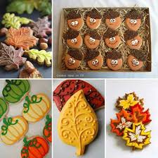 Herbstkekse Herbst Kekse Thanksgiving Cookies Rezepte Fur Kinder
