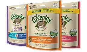 Buy Greenies Cat Dental Treats And Flavor Fusion Dental Treats Dental Treats Salmon Treats Roast Chicken Flavours