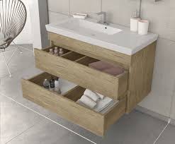 40 floating bathroom vanity with top wall mounted vanity cabinet single sink vanity with drawer undermount sink. Elena 32 Floating Vanity With Integrated Porcelain Sink A Touch Of Design