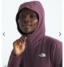 THE NORTH FACE WOMENS SHELBE RASCHEL HOODIE JACKET XXL MIDNIGHT MAUVE NWT