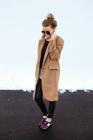 We've already said that you can wear a camel coat anywhere. Img 0728 2 Fashion Winter Fashion New Balance Outfit
