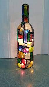 Acrylic Bottle Painting Designs Ideas