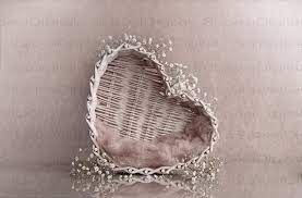 4 Jpg Files Heart Basket Digital Backdrop Digital Background Newborn 258composite Photography Digital Backdrops Digital Photography Backdrops Digital Background