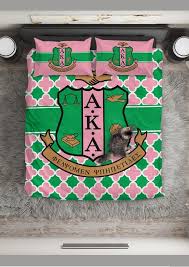 Larger quantities can be made with advanced notification. Alpha Kappa Alpha Bedding Set Beautiful Bedding Sets Bed Linens Luxury Bed Linen Sets