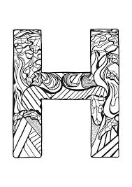 My letter h coloring page twisty noodle with images. Alphabet Free To Color For Children H Alphabet Kids Coloring Pages